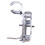 Presser Foot for Sewing Machine Silver Open Toe 2 Pcs 6