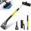 Ice Scraper and Snow Brush 32 inch Extendable Yellow 1