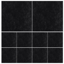 Black Felt Sheets for Home Decor 20 Pieces