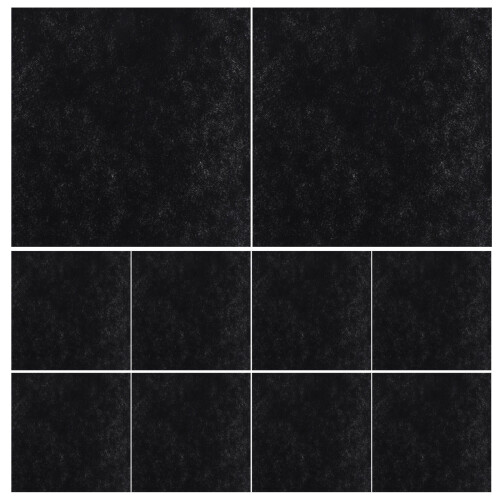 Black Felt Sheets for Home Decor 20 Pieces