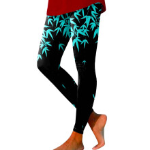 Black yoga pants for women petite high-waisted 7/8 leggings