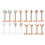 Cubic Zirconia Labret Piercing Set 16 Pieces 1
