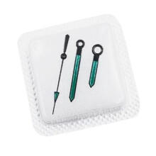 Watch Hand Set Alloy Steel Hour Minute for NH35 NH36 Green