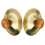 Finger Cymbals with Wooden Handles 2 Pcs 6