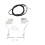 Go Kart Brake Pedal with 71-inch Cable 3
