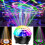 LED Stage Lamp Colorful Rotating Remote Control Mood Light 8