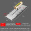 Tile Trowel Square Tip Stainless Steel 12mm Notch 2