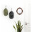 Hat Organizer Rack Black Metal L-Shaped 4-Piece 6