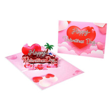 Romantic 3D Pop-Up Anniversary Card for Wife or Girlfriend
