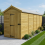 5 x 20 Apex Shed Tanalised (Single Door, No Windows) 1
