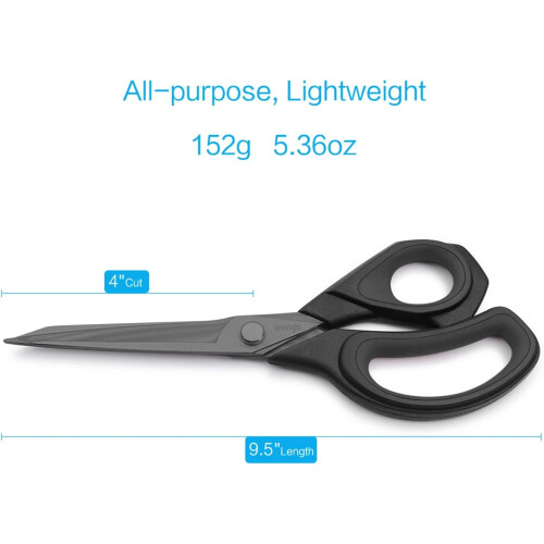 Tailor Scissors Heavy-Duty 9.5 Inch Titanium Coated 1