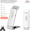 Portable Rechargeable Desk Lamp Folding Wall-Mountable USB 2