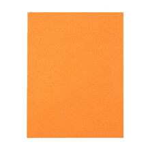 Orange felt sheet craft material 12x7.9 inch 3mm thick