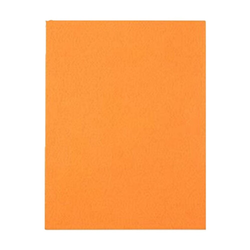 Orange felt sheet craft material 12x7.9 inch 3mm thick