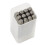 Flower Theme Metal Stamp Set 12 Pcs 3mm 6mm 5