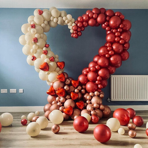 Heart Balloon Arch Kit with Water-Fillable Base 1 Set 2