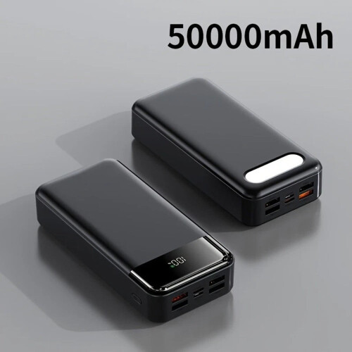 Power Bank 50000mAh Large Capacity Portable Fast Charging