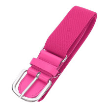 Adult Baseball Belt Elastic Adjustable Imitation Leather