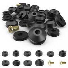 Faucet Washer Assortment Kit Rubber and Brass 106 Pcs