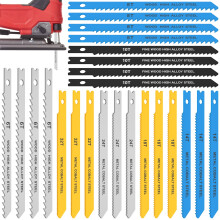 Jig Saw Blades High Carbon Steel U-Shank 24Pcs