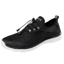 Women's Leather Slip-On Sneakers Flat Platform Water Shoes