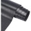 PU Leather Roll Black Solid Color 13x55 Inch 0.4mm Thick 1