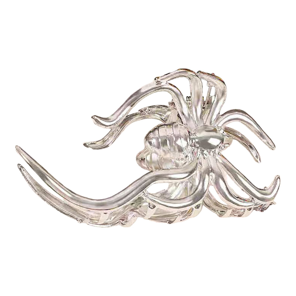 Halloween hair claw black spider web skeleton bat shape 1
