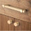 Wooden Cabinet Knobs Chinese Style Walnut 2 pcs 3
