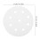 White perforated parchment paper steamer sheets 100 pcs 2