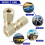 Brass Compression Fitting 3/16 inch OD 5 pcs 3