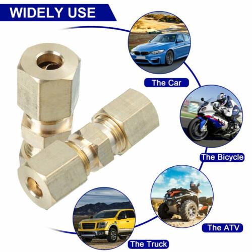 Brass Compression Fitting 3/16 inch OD 5 pcs 2
