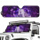 Galaxy Butterfly Foldable Windshield Sun Shade for Jeep 2