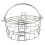 Silver 3-Layer Kitchen Steamer Rack Stand 1 Piece 4