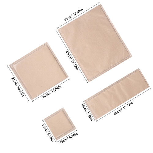 Heat Press Pillow Light Brown Non-Stick 4 pcs 1