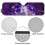 Galaxy Butterfly Foldable Windshield Sun Shade for Jeep 6