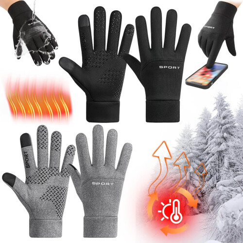 Winter Warm Gloves Waterproof Windproof Thermal Breathable 1