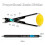 Adjustable Plastic Proportional Divider Drawing Tool for 4