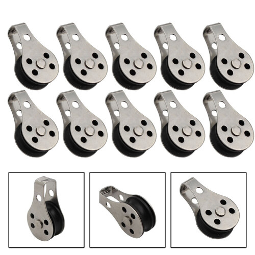 Stainless Steel Single Pulley 10 pcs 2