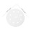White perforated parchment paper steamer sheets 100 pcs 6