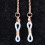 Stainless Steel Eyeglass Chain Holder Golden Adjustable 7