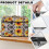 Cow Print Sewing Machine Cover with Pocket 1 Pc 6