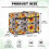 Cow Print Sewing Machine Cover with Pocket 1 Pc 7