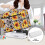 Cow Print Sewing Machine Cover with Pocket 1 Pc 5