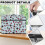 Sewing Machine Cover Snowman Snowflake Design with Pocket 6