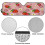 Red Strawberry Windshield Sun Shade for Jeep Wrangler and 6