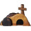 Easter Empty Tomb Cross Statue Wooden Nativity Set 4PCS 2