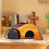 Easter Empty Tomb Cross Statue Wooden Nativity Set 4PCS 6