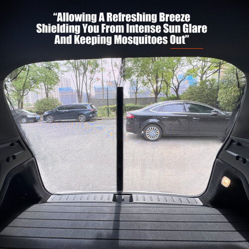 Car Tailgate Mosquito Net Magnetic Screen for SUV 2