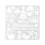 DIY Stencils Festive Theme 6x6 Inch Template 2
