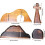 Easter Empty Tomb Cross Statue Wooden Nativity Set 4PCS 3